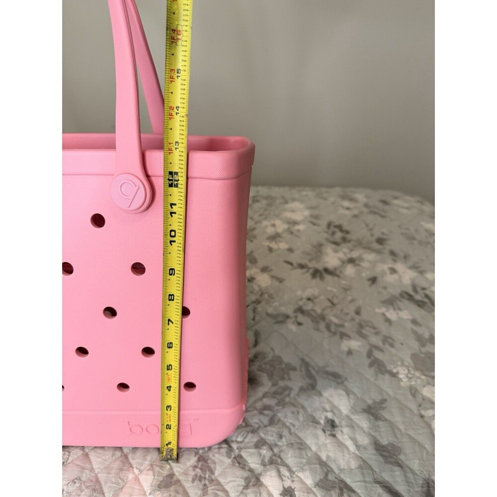 Bogg Bag Bitty Tote Bubblegum Pink Small EVA Beach Pool Bag Waterproof Purse - Picture 7 of 9